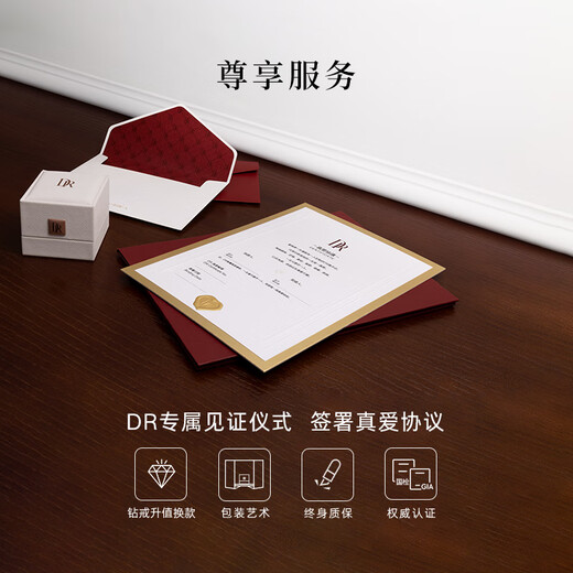 DR store quick delivery necklace pendant HEART series small red heart 18k gold carnelian set chain 18k gold *small quantity in stock