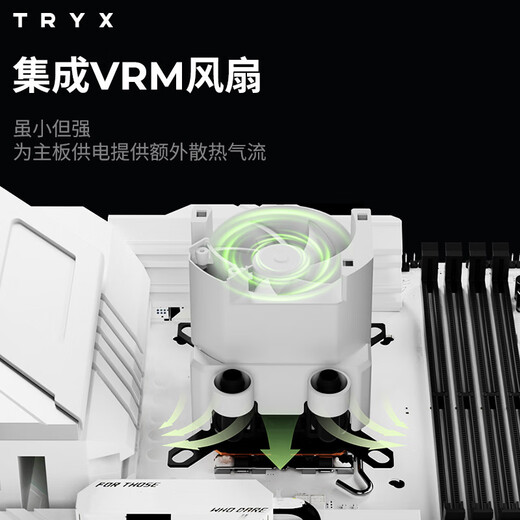 TRYX (Creation Krypton Galaxy) PANORAMA Exhibition Area 360 Water-cooled CPU Radiator ARGB White 6.67-inch Curved Screen/Asetek8/KANALI Software/Naked Eye 3D Vision