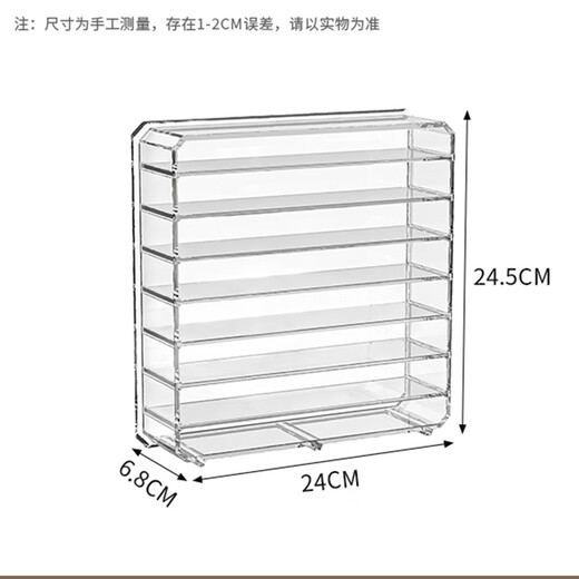 Car storage display stand Acrylic Domeka model 1 64 Hot Wheels children's toy car storage box Car model storage box