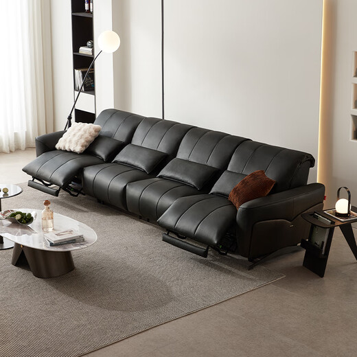 
Gu Jia Home Furnishing (KUKA) [Zhihui Series] Electric Functional Leather Sofa Living Room 6223C [Yanyun Mi] Four-person Double Electric