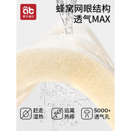 Aibedila baby shaping pillow for 0 to 6 months and above to correct head shape, correct and prevent eccentric head, 1 year old and 3 years old, silicone newborn baby pillow