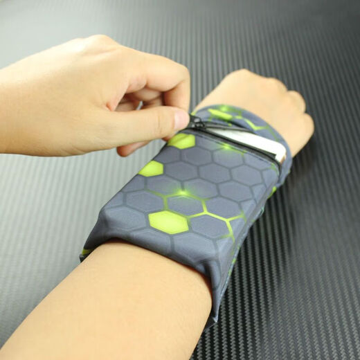 Lilang mobile phone wrist bag thin wrist mobile phone bag comfortable and breathable arm wrist bag running arm bag sports hand K02 weight 80 to 130 Jin Jin is equal to 0.5 kg. S size is recommended