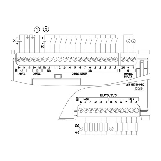 Siemens 6ES7215-1BG40-0XB0 PLC module controller SIMATIC S7-1200, CPU 1215C, compact CPU