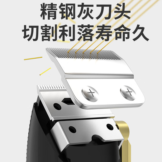 Jin Chongshi Dog Electric Clipper Pet Shaver Hair Clipper Electric Clipper Shaver Rechargeable Plug-in Dual-use Black Digital Model