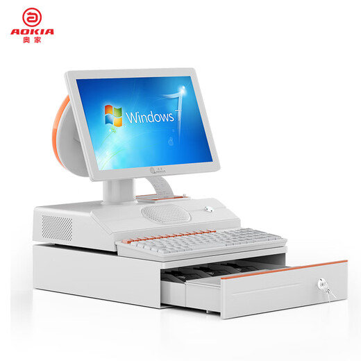 Aojia cash register all-in-one retail supermarket convenience store tobacco and alcohol pharmacy catering ordering cash register money scanning software cashier computer membership management system