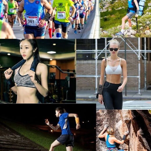 Wrist bag for Yuan clan mobile phone, thin wrist mobile phone bag, comfortable and breathable arm wrist bag, running arm bag, sports hand K15 weight 80 to 130 Jin Jin equals 0.5 kg. S size recommended