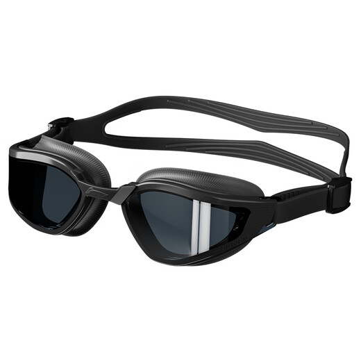 Li Ning (LI-NING) waterproof and anti-fog swimming goggles for men, high-definition swimming goggles, professional training women's swimming goggles 2072 black