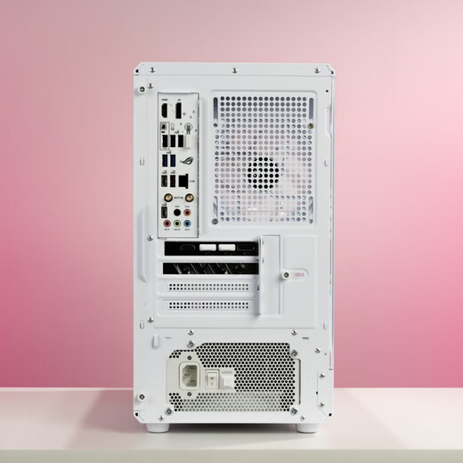 半岛铁盒（PADO）W6白色MESH网孔散热机箱 （支持MATX主板/玻璃侧透/钢网面板/独立电源仓/防尘网/支持4080显卡）白