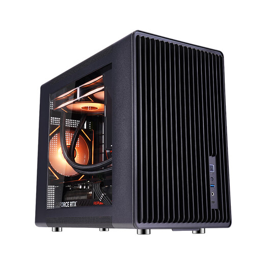 玩嘉阿尔法S1黑色 MATX机箱（提手机箱/240冷排/165mm风冷/ATX电源/长显卡/MATX/ITX ）
