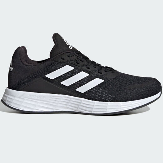 Adidas (adidas) zapatillas para correr para hombre y mujer, nuevas zapatillas deportivas transpirables de otoño 25, zapatillas para correr, zapatillas de malla informales livianas, blanco y negro/JQ9716 45