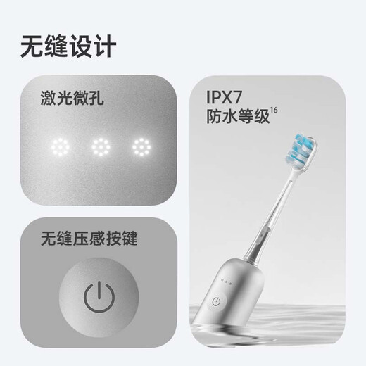 Laifen Sweeping Vibration Electric Toothbrush for Couples Dual Pack Laifen Deep Cleaning Gum Protecting Toothbrush Couple Send Boyfriend/Girlfriend Birthday Gift Aluminum Alloy Pink + Blue