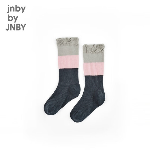 
jnby by JNBY Jiangnan Buyi Children's Clothing Mohair Wool Spliced ​​High Tube Socks Fashionable Autumn and Winter Girls and Children 6O9N13280 686/light pink/light pink 7 5-7 years old