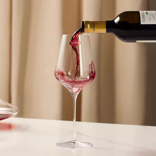 LESTEL Christmas gift German imported red wine glass crystal glass Burgundy Bordeaux white wine goblet white wine glass 405ml 2 pieces