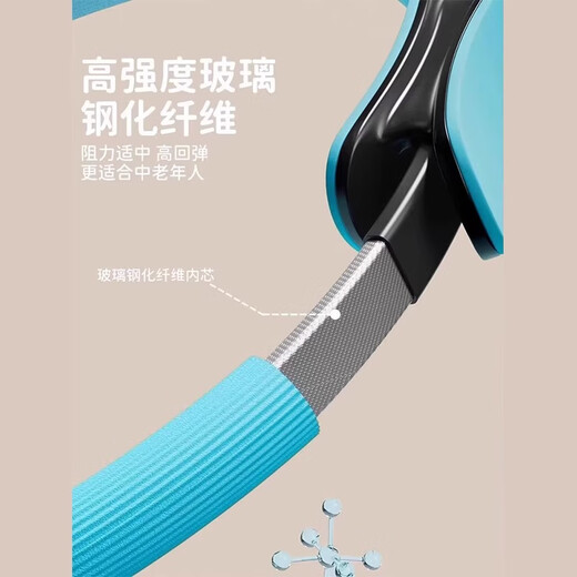 German resistance circle inner thigh elderly limbs resistance Pilates circle multi-functional training device for middle-aged and elderly basic model blue leg resistance circle resistance 6 kg