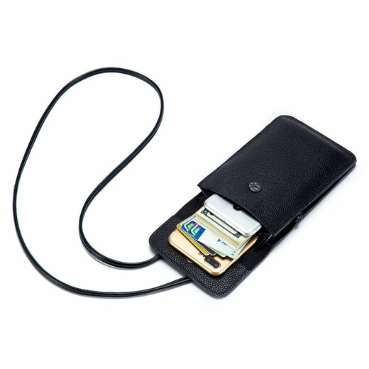 Yunfan Touchscreen Real Leder Mobiltelefon Tasche Mini Damen Crossbody Tasche Neue transparente Top -Layer -Brustwarzen kleine Leder -Mobiltelefontasche Weiche Leder 3519 Wein rot