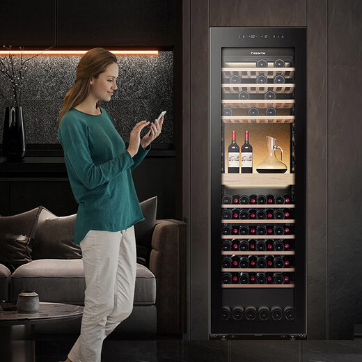 Casarte can issue special tickets for red wine cabinet embedded combined home office living room wine cellar level cigar tea cabinet constant temperature and humidity frequency conversion cellar moisturizing wine cabinet wine cabinet 121 bottles