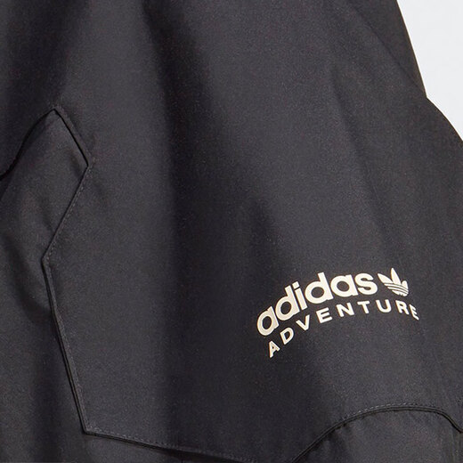 阿迪达斯（adidas）三叶草外套女装秋季新款健身运动服立领防风休闲夹克IB7374 IB7374黑色 XS