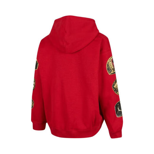 Nike (NIKE) Women's AS W J BRKLN FLC PO GFX Sweatshirt/Plumber HJ0203-687 M