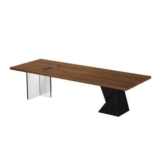 Hanji Tangyu simple modern desk boss desk designer solid wood executive desk high-end ash workbench ash wood desk 160*80*73*3