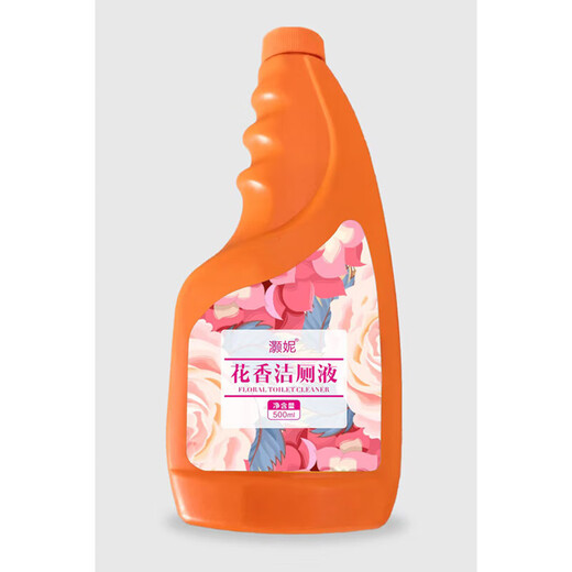 Haoni PS floral toilet cleaning liquid toilet cleaning elixir multi-effect cleaning rich aroma deodorizing powerful toilet cleaning p floral toilet cleaning liquid 2 bottles / one nozzle