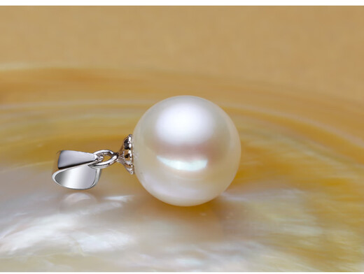Moqianxue freshwater mother-of-pearl pendant single clavicle chain classic simple 925 sterling silver high quality necklace pendant temperament 12mm-13mm