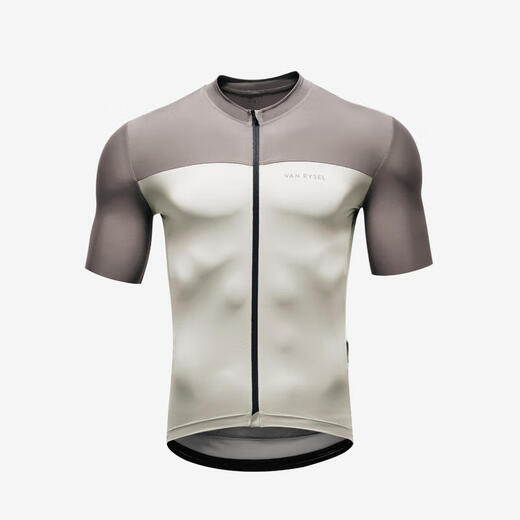 Decathlon Cycling Jersey Men's Road Short Sleeve Cycling Jersey Sweat-wicking Breathable Slim Sweatshirt-5455382