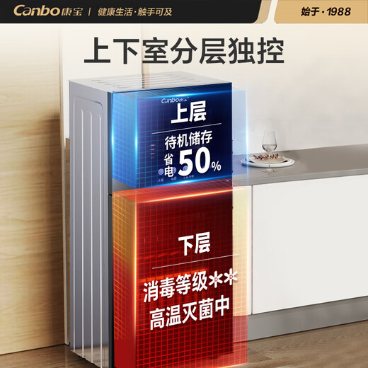 Canbo Disinfection Cabinet Household Vertical Disinfection Cupboard UV Desktop Cupboard Small Kitchen Storage Tableware Teacup Drying Machine XDZ90-LC3T National Subsidy
