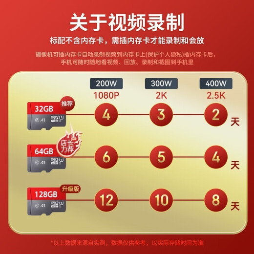 360 智能摄像头 300W小水滴5C 2K版 监控器家用婴儿看护器无线wifi家用监控高清拍摄 小水滴【官方标配】赠64G内存卡
