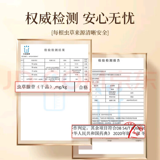冬虫夏草（顺丰直发)藏区高海拔冬虫夏草礼盒送礼高端大气上档次 那曲虫草2根1克10条装