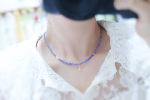 Chihuan Natural Tanzanite Bracelet 925 Silver Pearl Blue Sapphire Crystal Bracelet Women's Light Luxury Original Jewelry Gift One Bracelet