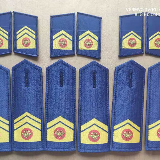 Firefighting uniform collar badge men's automatic buckle inner belt black business men's firefighting belt customization service (gold hanging arm)