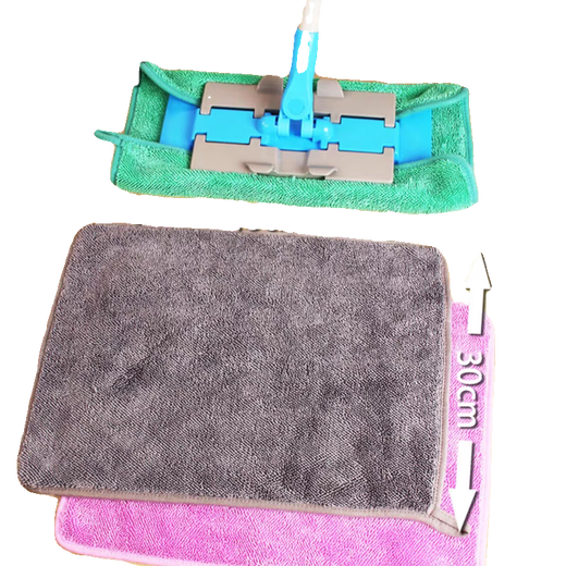 Li Jiajie mopping rag, household mop, thickened rag clip cloth, hand washable, no watermark, no lint, Li Jiajie 29 35 floor mopping cloth, 3 pieces (can be equipped with clip