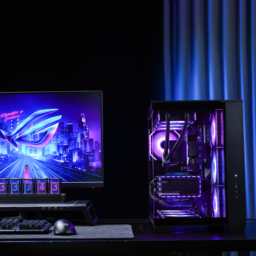 ASUS Ryzen R7 9800X3D ASUS ROG family bucket 5070TI host 5080 graphics card 7800X3D game e-sports live broadcast AIDIY assembly machine computer complete machine R9 9950X3D+RTX5090D | 11