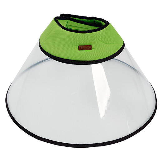 DogLemi dog lengthened and deepened Elizabethan collar large dog collar golden retriever Alaska anti-bite and anti-lick collar dog green XXXL code (Alaska golden retriever large dog)