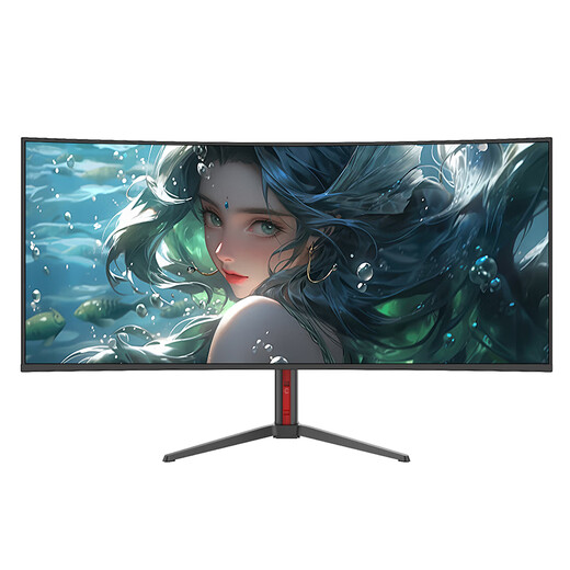 Xinghuachen 38-inch 4K ultra-wide curved 21 9 fish screen monitor professional e-sports game stock trading office desktop computer rotating lift 34-inch low blue light IPS screen 38-inch 4K 144HZ curved high brush professional e-sports game