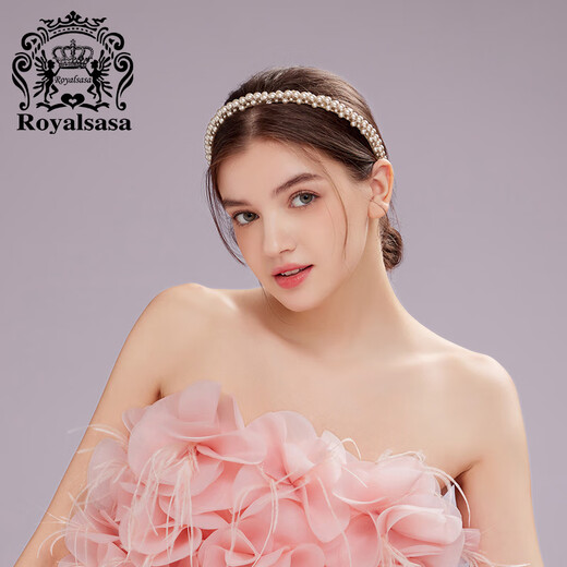 Royal sasa Royal salsa retro French pearl headband fairy forest super fairy headband simple girly style hair accessory