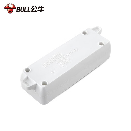 Bull (BULL) socket without wire plug-in board household multi-functional multi-hole 10A power strip self-wiring drag strip connected to the engineering strip GN-101A 3-position two-three plug wireless without switch
