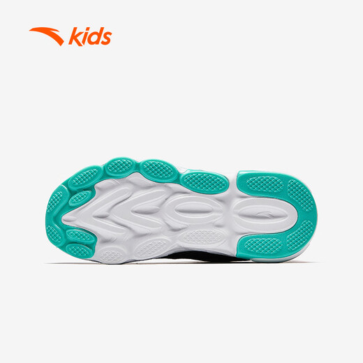 ANTA children's running shoes for boys and girls mesh breathable red flame sports elastic running shoes A12435573H