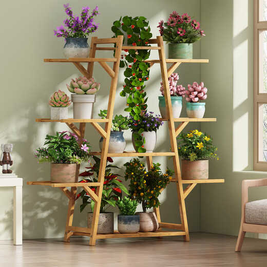Anya flower rack indoor multi-layer storage rack floor-standing assembly balcony decorative flower pot rack pothos succulent