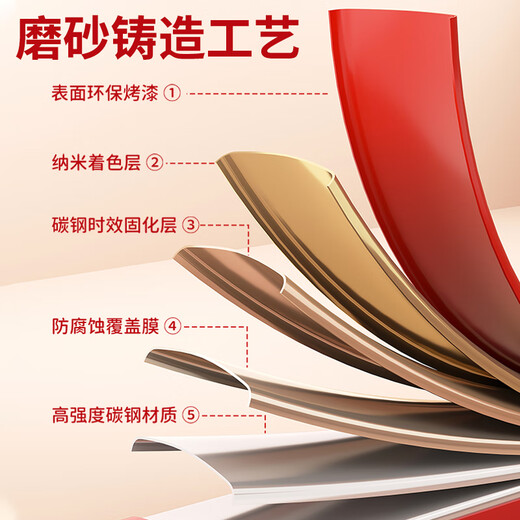 Xinxing Zhidian Ladder Household Ladder Herringbone Ladder Folding Ladder Housewarming Ladder Carbon Steel Step Ladder Engineering Ladder Climbing Ladder Indoor Dual-purpose Ladder Geely Red-Three-step Ladder Hot-Selling Model