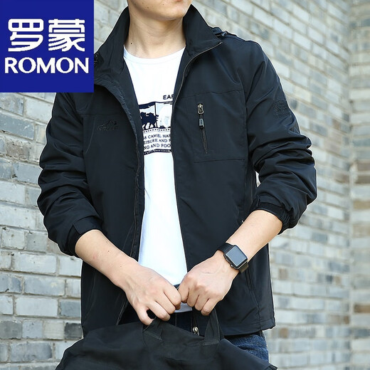 
Lomon Windproof Hooded Autumn Jacket Men's Loose 2025 New Men's Leisure Jacket Spring and Autumn Outdoor Charge Suit 9898 [Gray] Removable Cap - No Price Adding Fleece XL 180Specifications (150Jin [Jin equals about 0.5 kg])