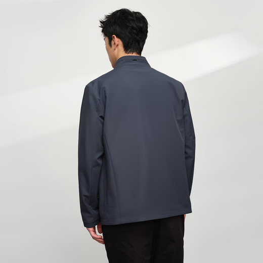 HLA Heilan House Executive Jacket Men's Light Business Classic Series Printed Jacket Men's Spring HWJAW1W018A Blue Gray 31 L