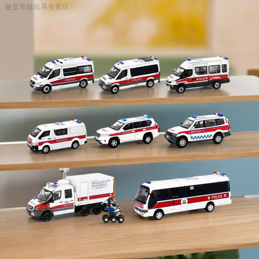 好沐音（haomuyin）微影TINY香港警车战术巴士奔驰斯宾特爆炸处理课EU冲锋车合金车模 1/76 爆炸品处理课(AM9894)