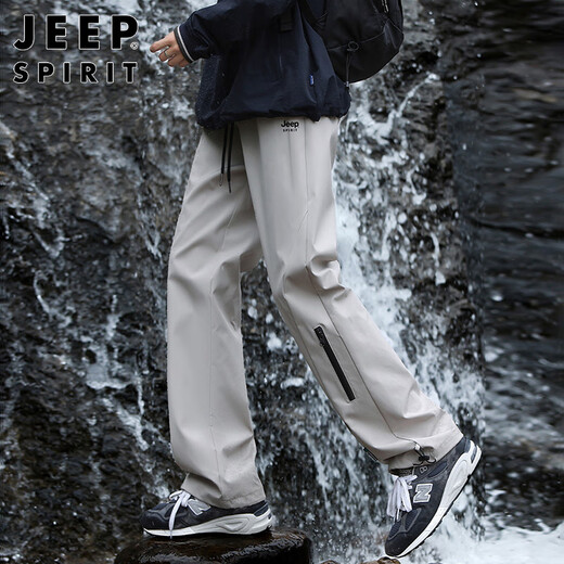 JEEP SPIRIT Jeep pants men's spring and autumn assault pants men's workwear casual pants men's loose straight trendy men's pants