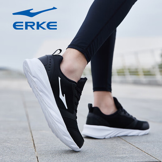 
Hongxing Erke Running Shoes Retro Men's Shoes Leather Summer 2025 New Soft Sole Shoes Lightweight Leather Waterproof Men's Sports Shoes Black and White-3291 (Breathable Mesh Style) 38 Brand Direct Business