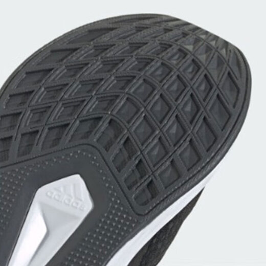 Adidas (adidas) zapatillas para correr para hombre y mujer, nuevas zapatillas deportivas transpirables de otoño 25, zapatillas para correr, zapatillas de malla informales livianas, blanco y negro/JQ9716 45