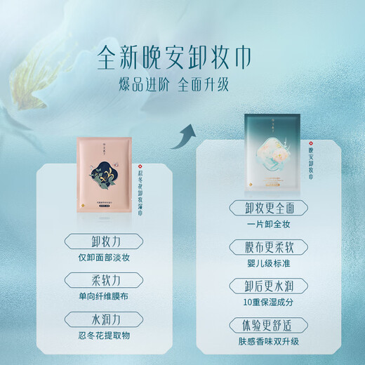 Huaxizi Double 11 ready stock Good Night Makeup Remover Wipes 23 pieces no-wash, mild, non-irritating and portable for travel