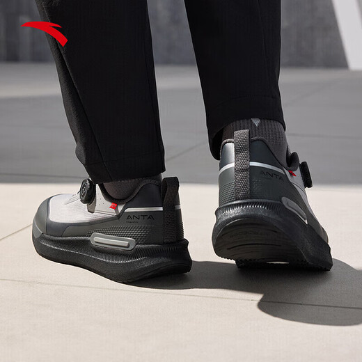 ANTA Wanli丨Comfortable Cushioning Training Shoes Men's Shoes 2025 Spring New Soft Sole Commuting and Walking Sports Shoes Pigeon Gray/Castle Gray-1 40.5 (250mm)