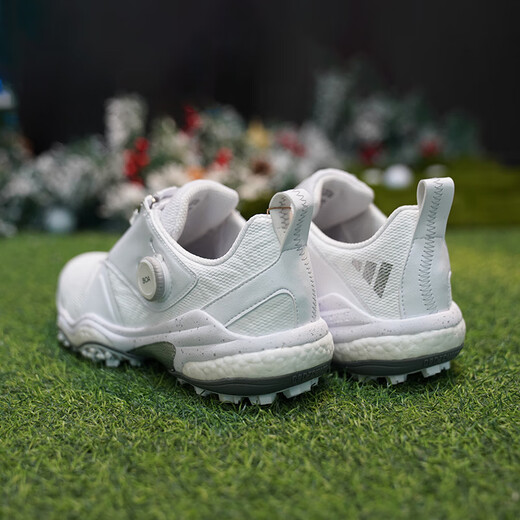 Adidas (adidas) new golf shoes for men, lightweight and breathable CODECHAOS BOA stable professional sports shoes for men, silver/ID8605, it is recommended to go up one size to size 42