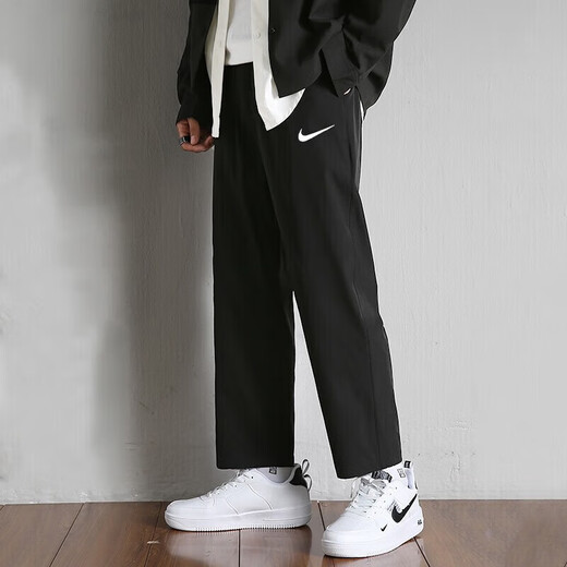 耐克（NIKE）男装2件套 2025夏季运动服户外时尚休闲梭织夹克外套 梭织长裤子 DM6620-011+DM6627-010 L